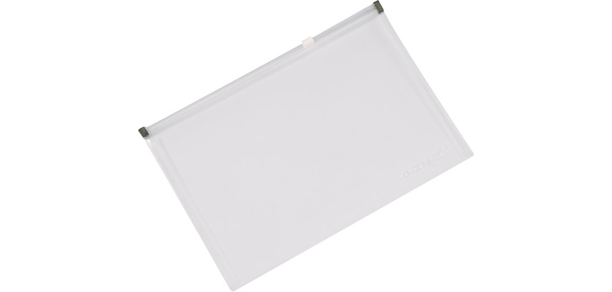 Q-CONNECT document pouch Zip bag for A5 size