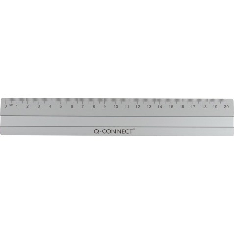 Q-CONNECT latte, aluminium, 20 cm, sous sachet de protection brochable