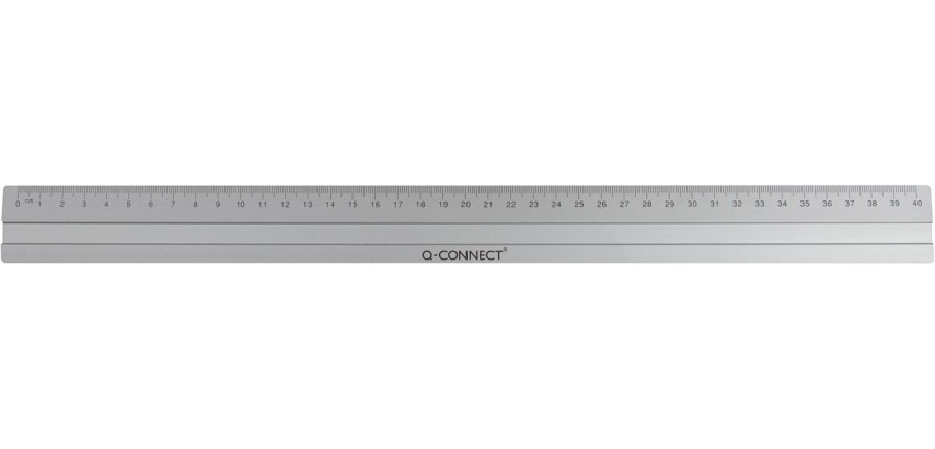 Q-CONNECT latte, aluminium, 40 cm, sous sachet de protection brochable