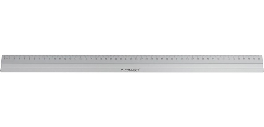 Q-CONNECT Latte, Aluminium, 50 cm, in stoßfester Schutzverpackung