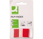Q-CONNECT index, ft 25 x 45 mm, 50 tabs, red