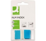 Q-CONNECT index, ft 25 x 45 mm, 50 tabs, blue