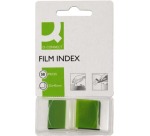 Q-CONNECT index, ft 25 x 45 mm, 50 tabs, green