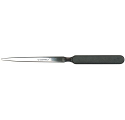 En_abrecartas q-connect con mango de plastico negro longitud 190 mm