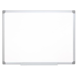 En_pizarra blanca q-connect lacada magnetica marco aluminio 60x45 cm