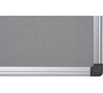 Q-CONNECT Textiltafel mit Aluminiumrahmen 60 x 45 cm grau