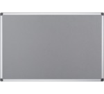 Q-CONNECT Textiltafel mit Aluminiumrahmen 60 x 45 cm grau