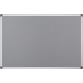 Q-CONNECT textielbord met aluminium frame 60 x 45 cm grijs