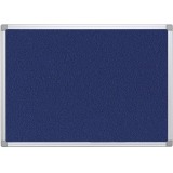 Q-CONNECT tableau de textile avec cadre en aluminium 60 x 45 cm bleu