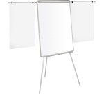 Q-CONNECT tableau de conférence, ft 70 x 100 cm, avec bras extensibles, en acier, magnétique, trépied