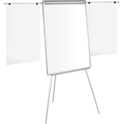 EN_Pizarra blanca q-connect con tripode regulable 90x70x195cm y brazos extensibles para conferencias superficie lacada