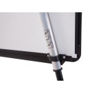 Q-CONNECT Flipchart, 70 x 100 cm, aus Stahl, nicht magnetisch, mit Dreibeinständer