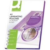 En_bolsa de plastificar q-connect 303 x 426 mm 125 mc din a3 caja de 100 unidades