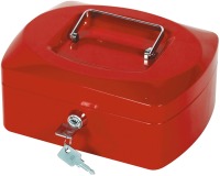 Q-CONNECT coffret à monnaie, 205 x 160 x 85 mm, rouge