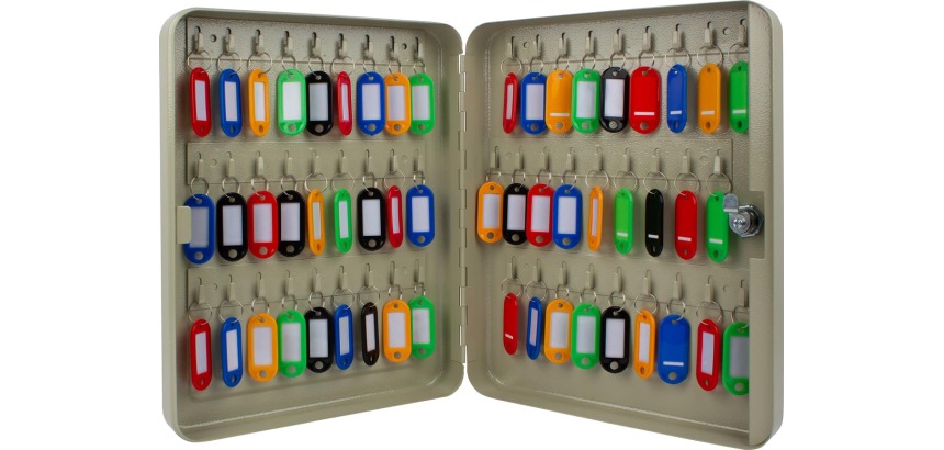 Q-CONNECT armoire à clés pour 54 clés gris