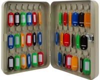 Q-CONNECT sleutelkast voor 36 sleutelhangers grijs
