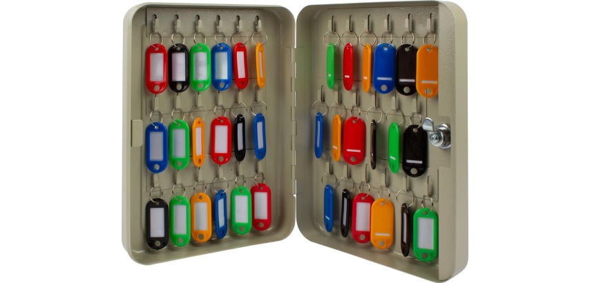 Q-CONNECT armoire à clés pour 36 clés gris