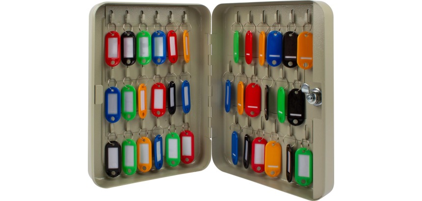 Q-CONNECT armoire à clés pour 36 clés gris