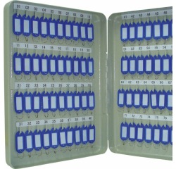 En_armario metalico portallaves q-connect 370x280x60 mm para 80 llaves