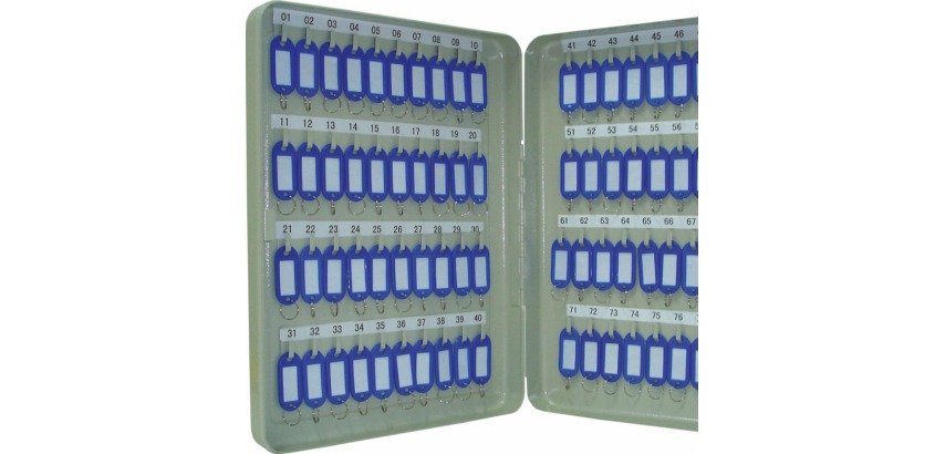 Q-CONNECT Schlüsselschrank für 80 Schlüssel grau
