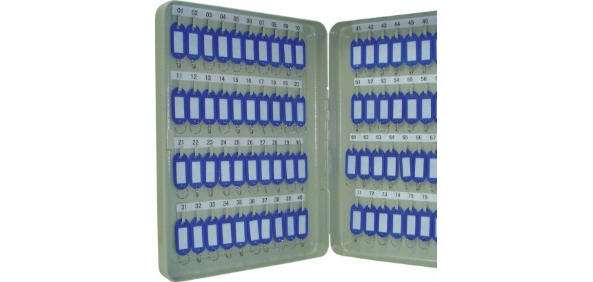 Q-CONNECT key cabinet for 80 keys grey