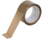 Q-CONNECT ruban d'emballage silencieux, ft 50 x 66 m, brun, paquet de 6 rouleaux