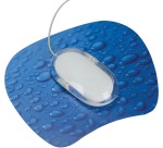 Q-CONNECT tapis de souris antidérapant bleu