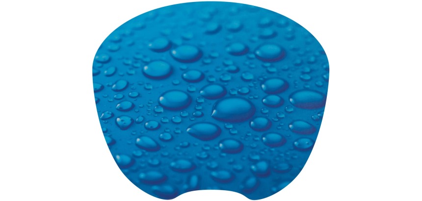 Q-CONNECT tapis de souris antidérapant bleu