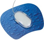 Q-CONNECT tapis de souris antidérapant bleu