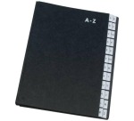 Q-CONNECT sorter, cardboard, A4 size, 24 compartments, black