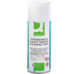 Q-CONNECT nettoyant en mousse, pour tableaux blancs, 400 ml