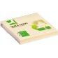 Q-CONNECT Quick Notes Recycled, ft 76 x 76 mm, 100 feuilles, jaune