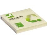 Q-CONNECT Quick Notes Recycled, 76 x 76 mm, 100 sheets, yellow