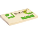 Q-CONNECT Quick Notes Recycled, ft 76 x 127 mm, 100 vel, geel