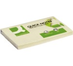 Q-CONNECT Quick Notes Recycled, 76 x 127 mm, 120 sheets, yellow