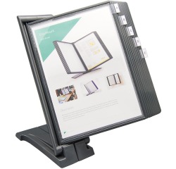 Q-CONNECT support de bureau Quickfind avec 10 pochettes