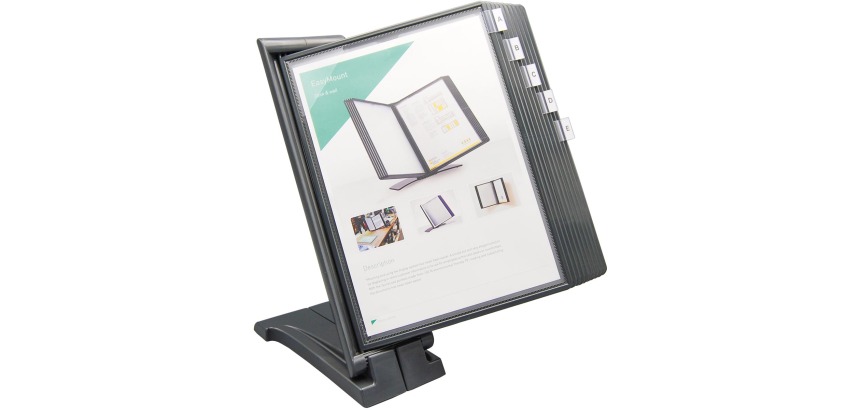 Q-CONNECT desk stand Quickfind with 10 pockets