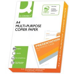 Q-CONNECT Premium kopieerpapier, ft A4, 75 g, pak van 500 vel, wit