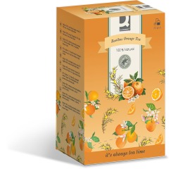 Q-CONNECT thee, rooibos orange, zakje van 1,5 g, doos van 20 zakjes