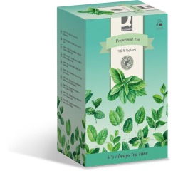 Q-CONNECT thee, munt, zakje van 1,5 g, doos van 20 zakjes