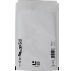 Q-CONNECT enveloppes à bulles d'air, blanc, 4-D, 200 x 275 mm, boîte de 100 pièces