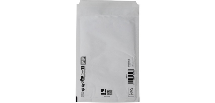 Q-CONNECT enveloppes à bulles d'air, blanc, 4-D, 200 x 275 mm, boîte de 100 pièces