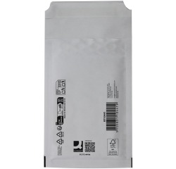 Q-CONNECT enveloppes à bulles d'air, blanc, 2-B, 140 x 2250 mm, boîte de 200 pièces