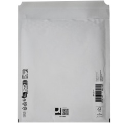 Q-CONNECT enveloppes à bulles d'air, blanc, 5-E, 240 x 275 mm, boîte de 100 pièces