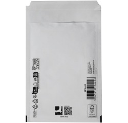 Q-CONNECT enveloppes à bulles d'air, blanc, 3-C, 170 x 225 mm, paquet de 10 pièces