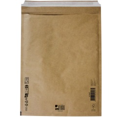 Q-CONNECT enveloppes à bulles d'air, brun, 8-H, 290 x 370 mm, boîte de 100 pièces