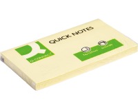 Q-CONNECT Quick Notes, ft 76 x 127 mm, 100 vel, geel
