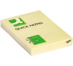 Q-CONNECT Quick Notes, ft 51 x 76 mm, 100 feuilles, jaune