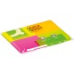 Q-CONNECT Quick Notes, ft 38 x 51 mm, 50 vel, pak van 4 blokken in neonkleuren