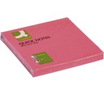 Q-CONNECT Quick Notes, ft 76 x 76 mm, 80 feuilles, rose néon